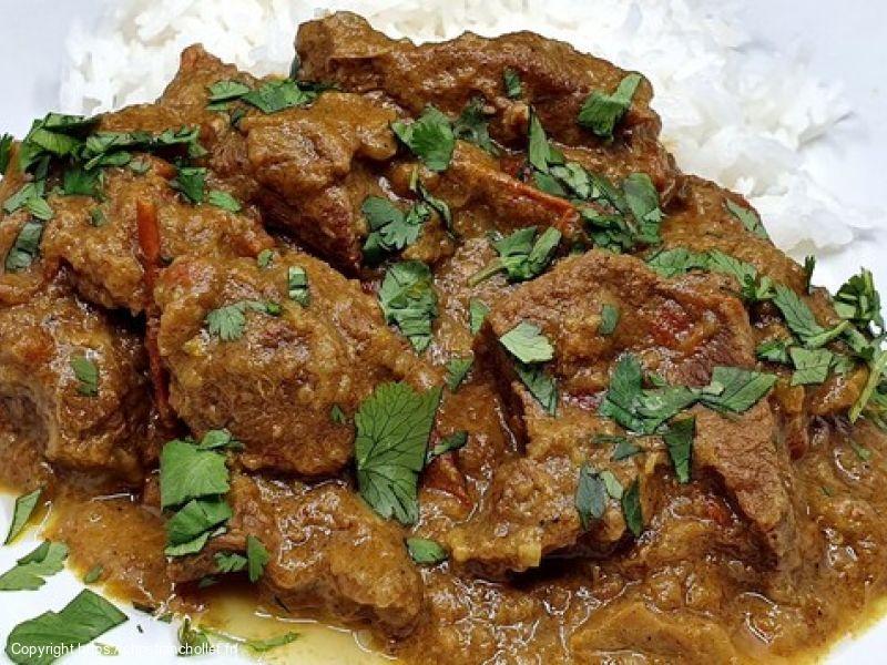 Curry d'agneau lait de coco