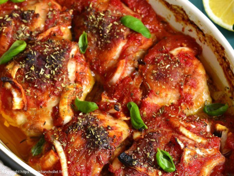 Poulet basquaise