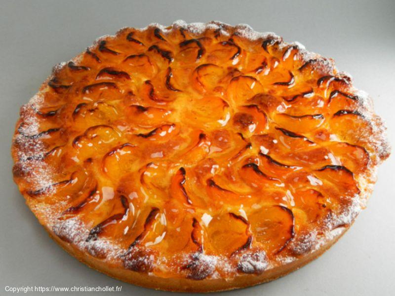 Tarte aux abricots frais